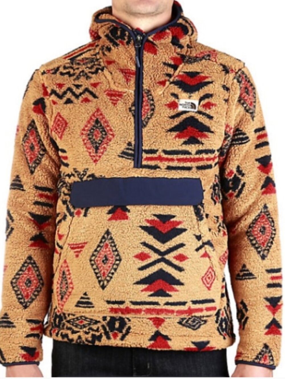 The North Face Men's Campshire Pullover Hoodie California Geo Print Large